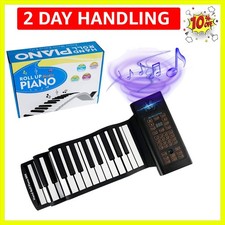 88 Keys Roll Up Piano Keyboard, Portable Piano With Storage Bag, Foldable Key...