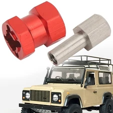 RC Extension Wheel Hex Hub Driver Adapter Fit for D90 AX10 CC01 SCX10 F350