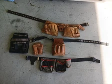 CLC Custom LeatherCraft 527X Suede Leather Tool Belt Carpenter Pouches Made USA