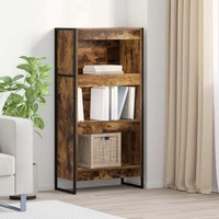BüCherregal 60 X 30 X 121 Cm Holzwerkstoff Raucharbe