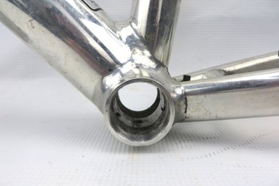 CANNONDALE F500 ROAD BIKE FRAMESET Polished Aluminum 1996 Large