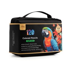 120 Colored Pencil set with Sketchbook,Drawing Art Supplies for Adults,Beginners