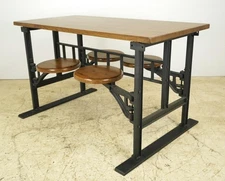 Provincial Industrial Flooring Top 4 Seat Swing Table