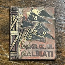 FASCIST WW2 ERA  - MVSN - Camicie Nere - fascismo - ultra rare WW2 italian badge