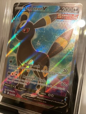 umbreon v pokemon card value Umbreon V (Alternate Full Art) 189/203 SWSH07: Evolving Skies Holo for sale  online