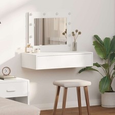WALPLUS Wall-Mounted Dressing Table LED White