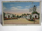 1930 ADV POSTCARD HOLLYWOOD TOURIST COURT U.S. 90 "SHOWPLACE OF NEW ORLEANS" BIO