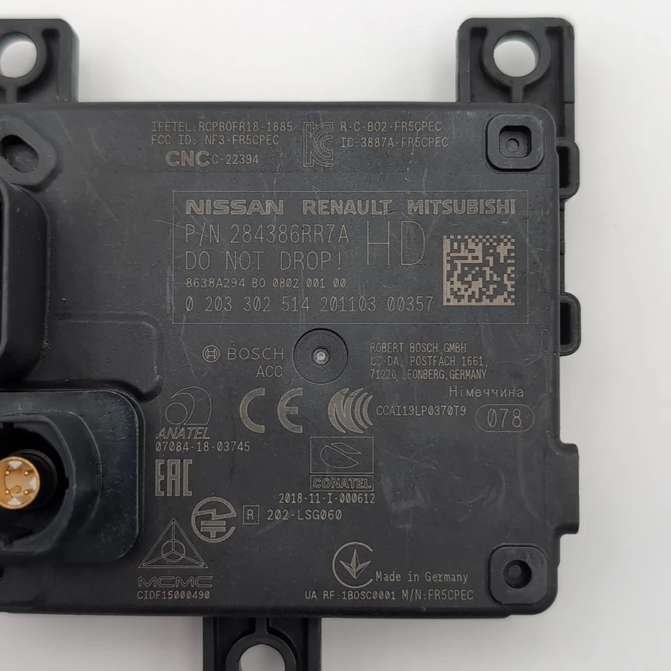 2021 2022 2023 Nissan Rogue Front Cruise Distance Radar Sensor OEM 284386RR7A - Image 4 of 4