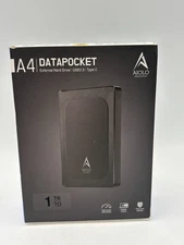 Aiolo Innovation 1TB External Hard Drive Ultra Slim Portable Black - NEW SEALED