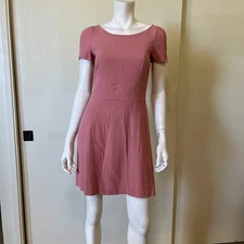 Red Valentino Dress Womens 44 Large Pink Mini