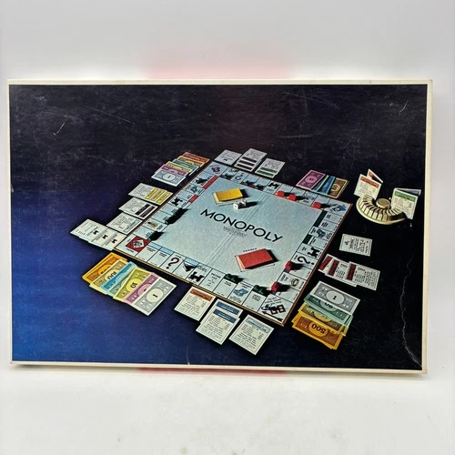 VINTAGE Monopoly Anniversary Edition COMPLETE Parker Brothers 1974 Deluxe