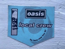 OASIS Be Here Now 97 Access All Areas Crew Pass Unused