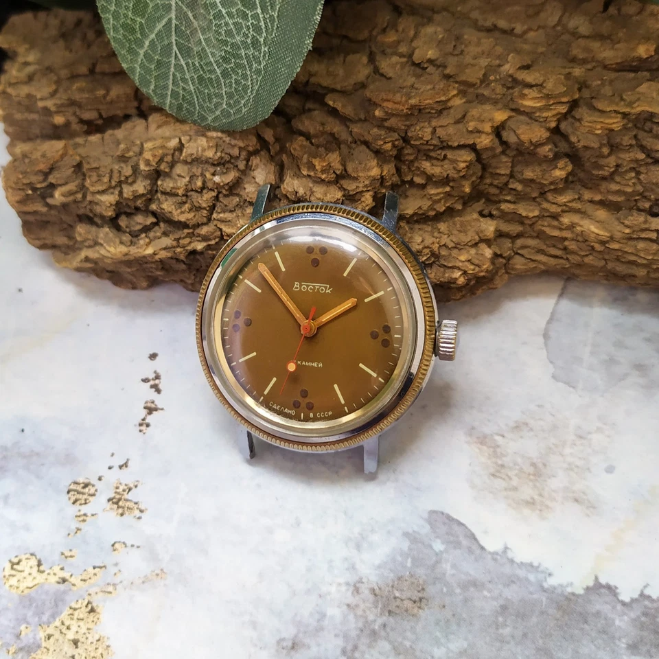 Watch Vostok USSR Vintage mechanical men's wrist watch Soviet watch - Image 4 of 4