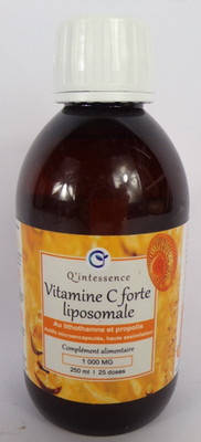 Q'INTESSENCE VITAMIN C FORTE LIPOSOMAL 1000MG BLUTORANGE 250ML 03/2028