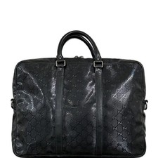 Gucci 黒 ビジネスバッグ　インペルメ Gucci Black Briefcase/Document Case Bags & Handbags for Women for