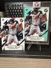 2025 Topps Pristine Rookie Marcelo Mayer Aqua Refractor /199 Encased + Base 