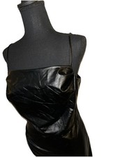 Large Sleeveless Sheath Black Polyester Dress 15x39 (Wrinkled)