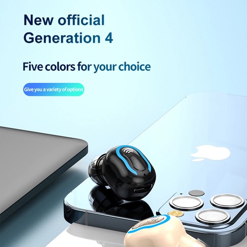Bluetooth Mini Headset Wireless Computer Earphone Music Earpiece for Cellphones - Picture 6 of 17