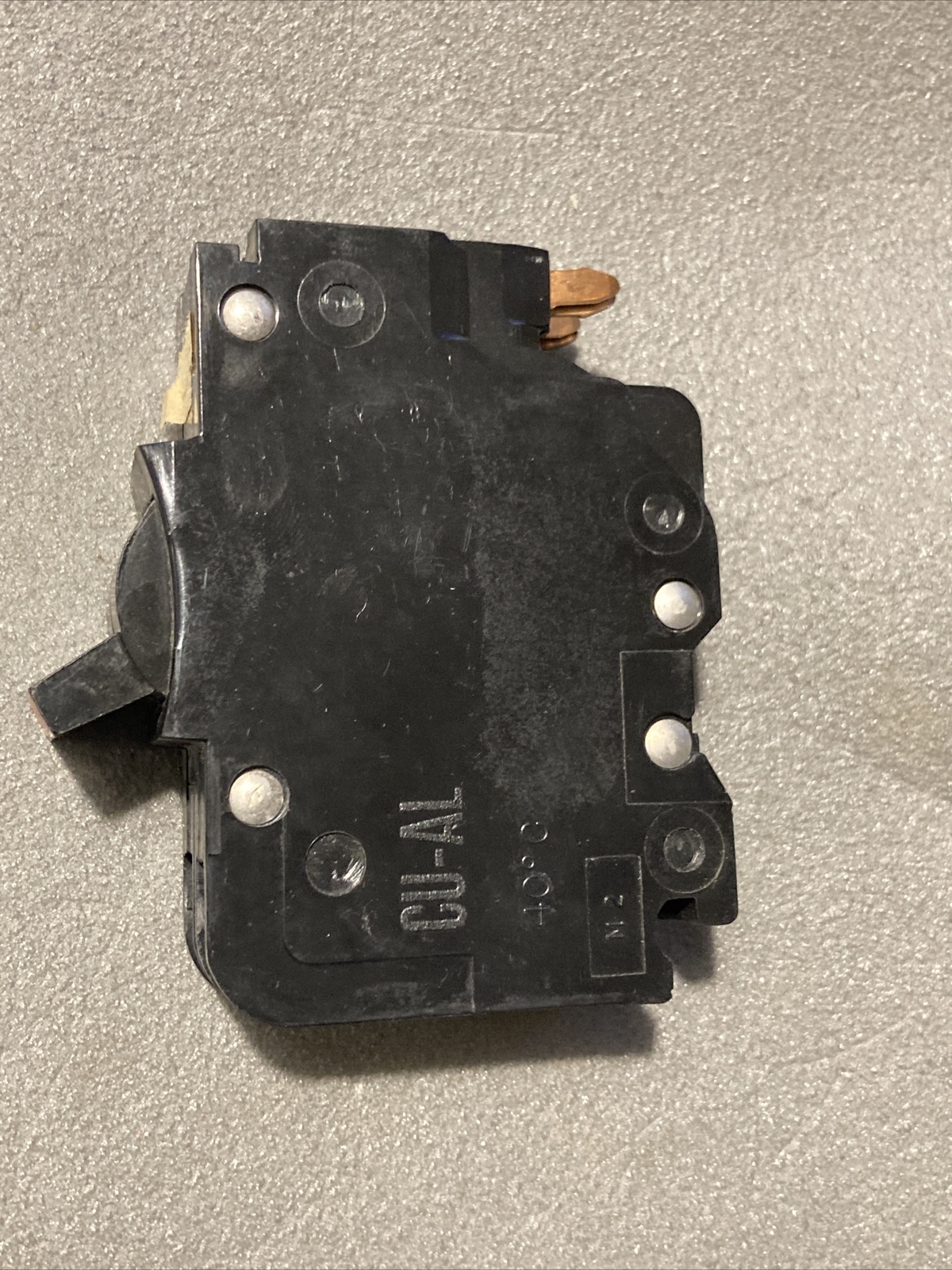 Federal Pacific  Breaker  NC215 , FPE Slim , 2 Pole  15 Amp , 240V,  Red Handle