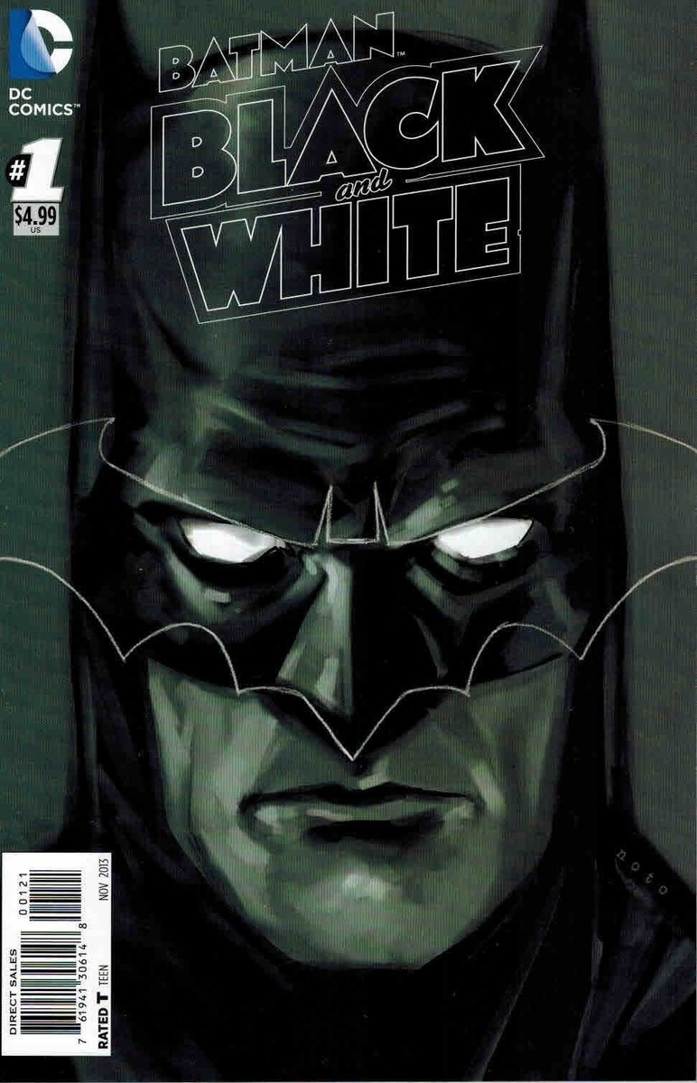 Batman Black and White #1 1:25 Phil Noto B&W Sketch Variant DC