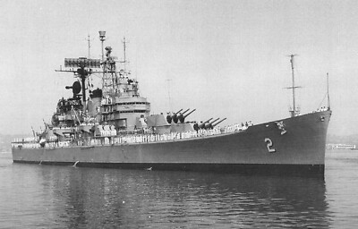 Postcard USS Canberra CAG-2