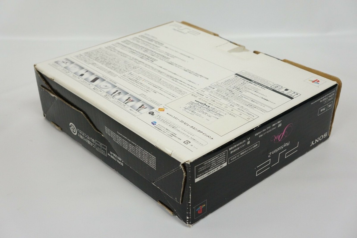 PS2 Playstation 2 Slim PINK Console Boxed Tested System PS2 Playstation 2 Slim PINK Console Boxed Tested System