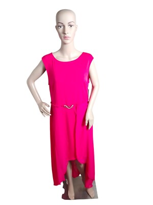 Glamour Nights Maxi Dress Women's 12 Pink Classiccore Normcore Formal Cocktail