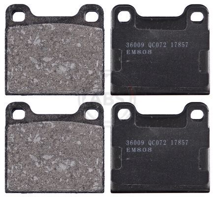 A.B.S. 36009 Bremsbelagsatz, Scheibenbremse FüR Alfa Romeo Audi Bmw Ford Glas-image