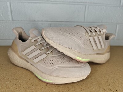 Adidas Ultraboost 21 Running Shoes Ash Pearl/Hazy Rose FY0391 Women's Size 