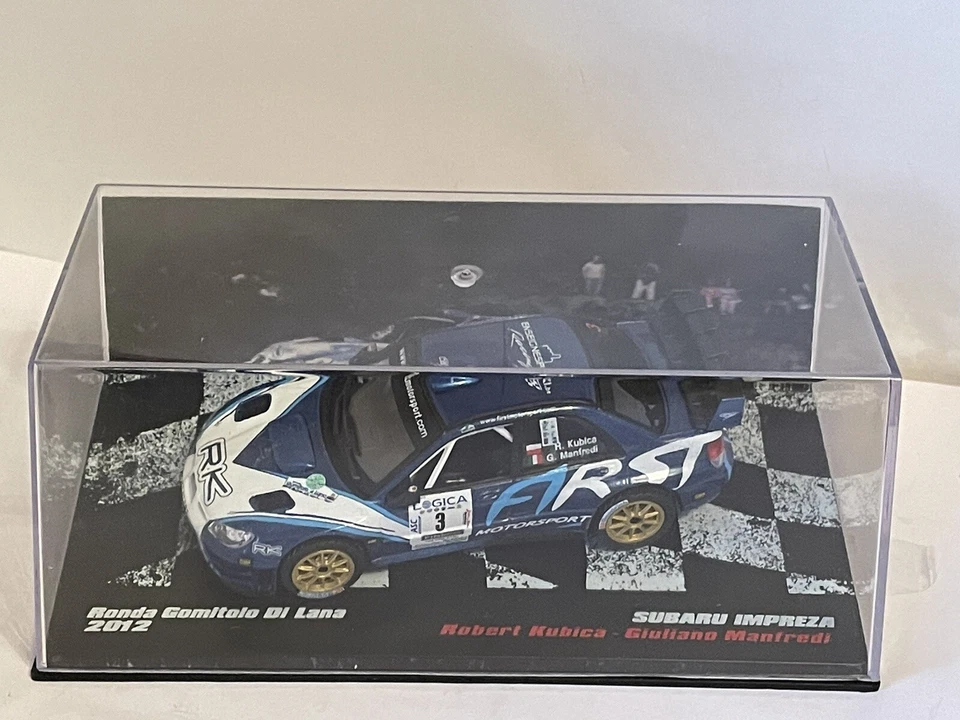 1/43 SUBARU IMPREZA WRC RALLY RONDA GOMITOLO DI LANA 2012 ROBERT KUBICA Foto 3 de 3