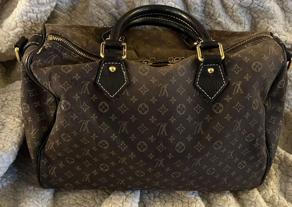 Authentic Louis Vuitton Brown Monogram Ideyll Ebene Speedy Satchel 30  Preloved