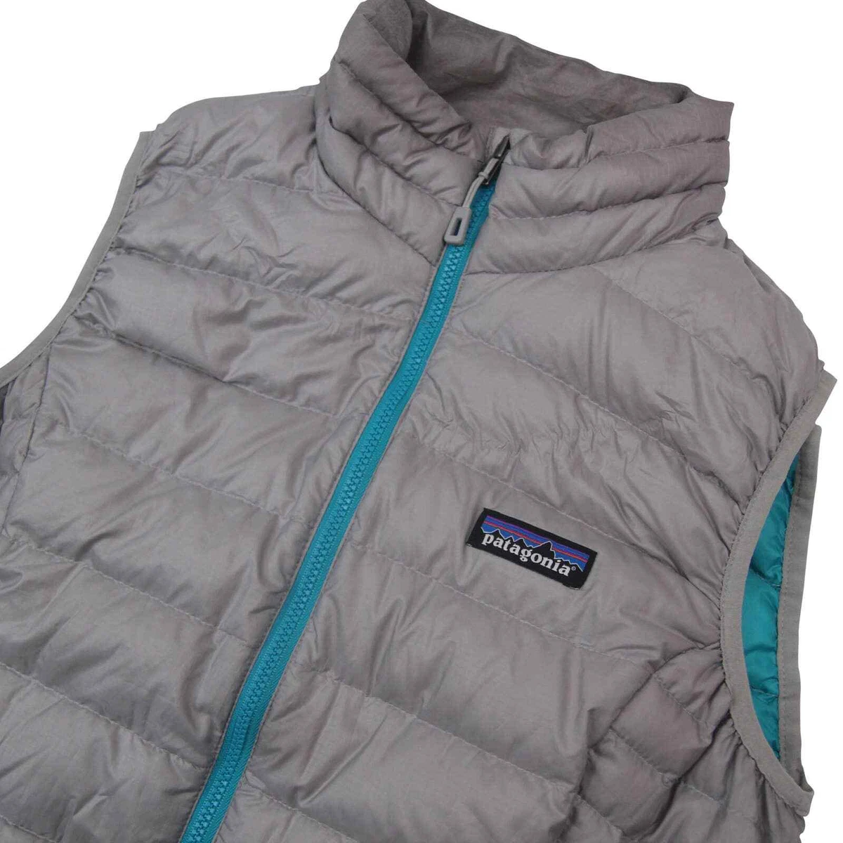 Patagonia Down Quilted Vest Silver