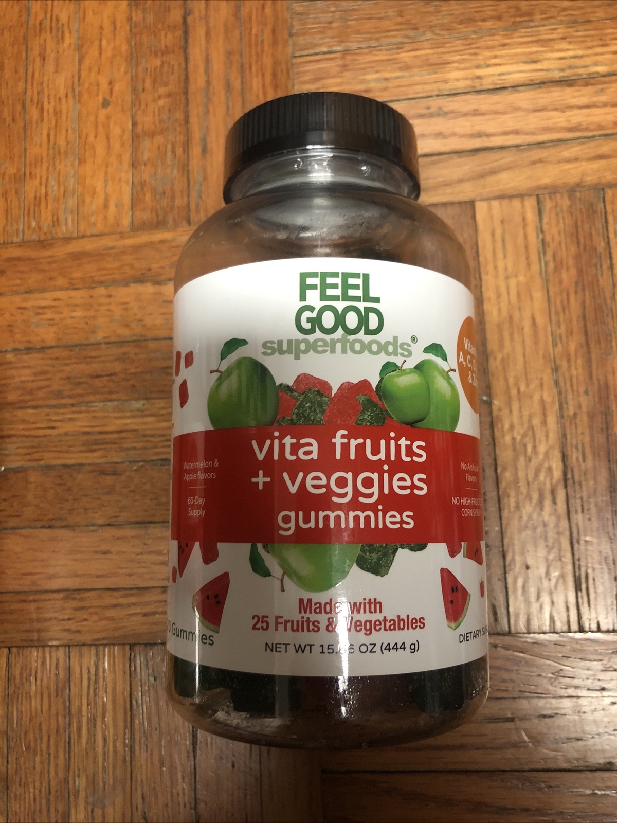 Lot Of 2 Feel Good Superfoods Vita Fruits + Veggies Gummies 120 Count
