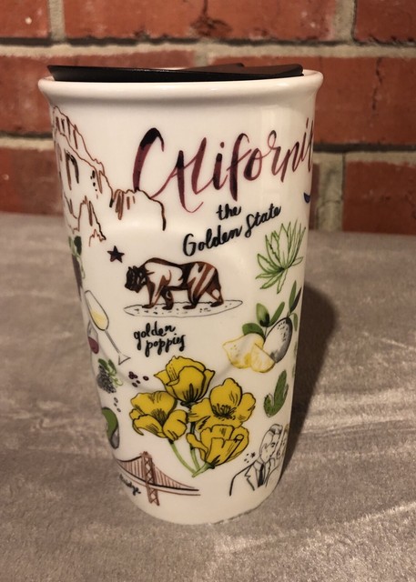 starbucks california ceramic tumbler