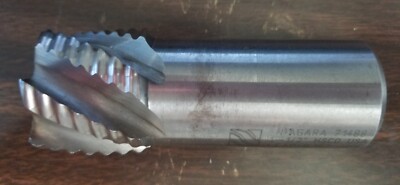 Niagara 71488 1-1/2'' Rougher End Mill , 1-1/2 Shank HSCO 6 Fl. Lead=8.160 J206