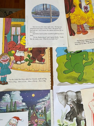 Lot Of 30 VINTAGE CHILDREN'S BOOK PAGES Junk Journal, Scrapbooking Ephemera DB-6 - Picture 3 of 12
