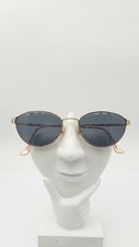 Vintage Norma NK2002 Gold Metal Oval Sunglasses FRAMES ONLY Japan