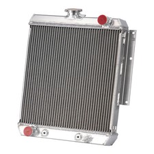 3 Row Aluminum Radiator For 1966-1974 1968 1969 1970 Jeep Dj5 3.8l 4.2l L6