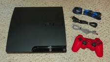 Sony PlayStation 3 Slim 120 GB Charcoal Black Console NTSC - CECH-2001A 