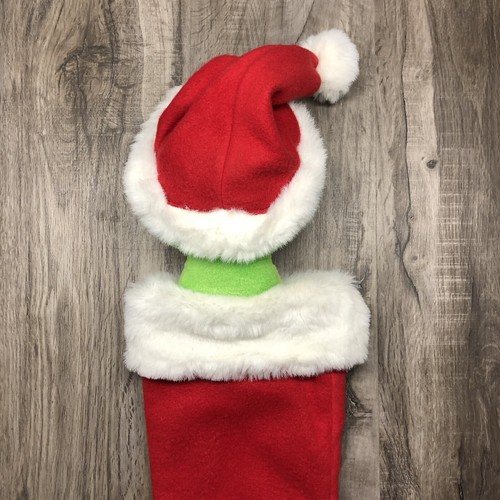 1998 Dr. Seuss The Grinch Hallmark Plush 3D Christmas Holiday Stocking - Picture 6 of 11