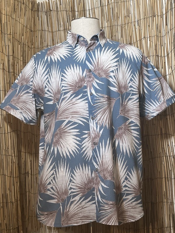 Ted Baker Mens SS Button Up Hawaiian Shirt-Size 6-100% Cotton