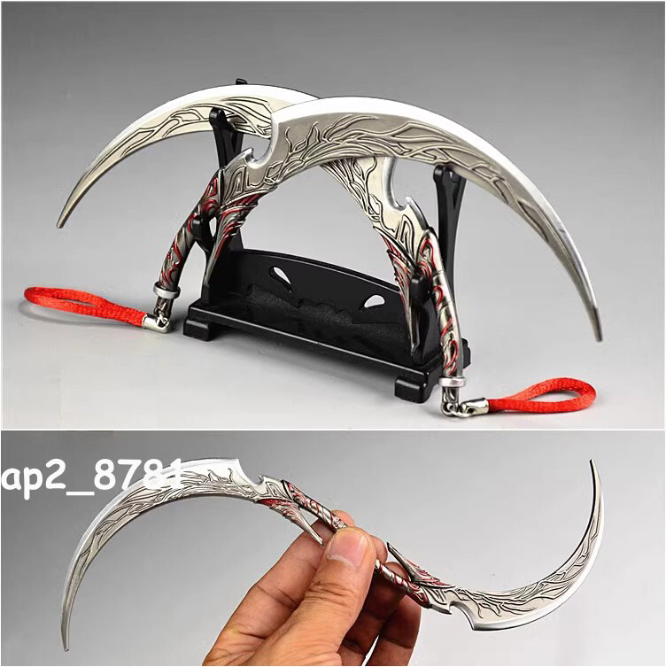 1/6 Mini Weapon Scimitar Crescent Hook Knife Machete Blade Fr 12