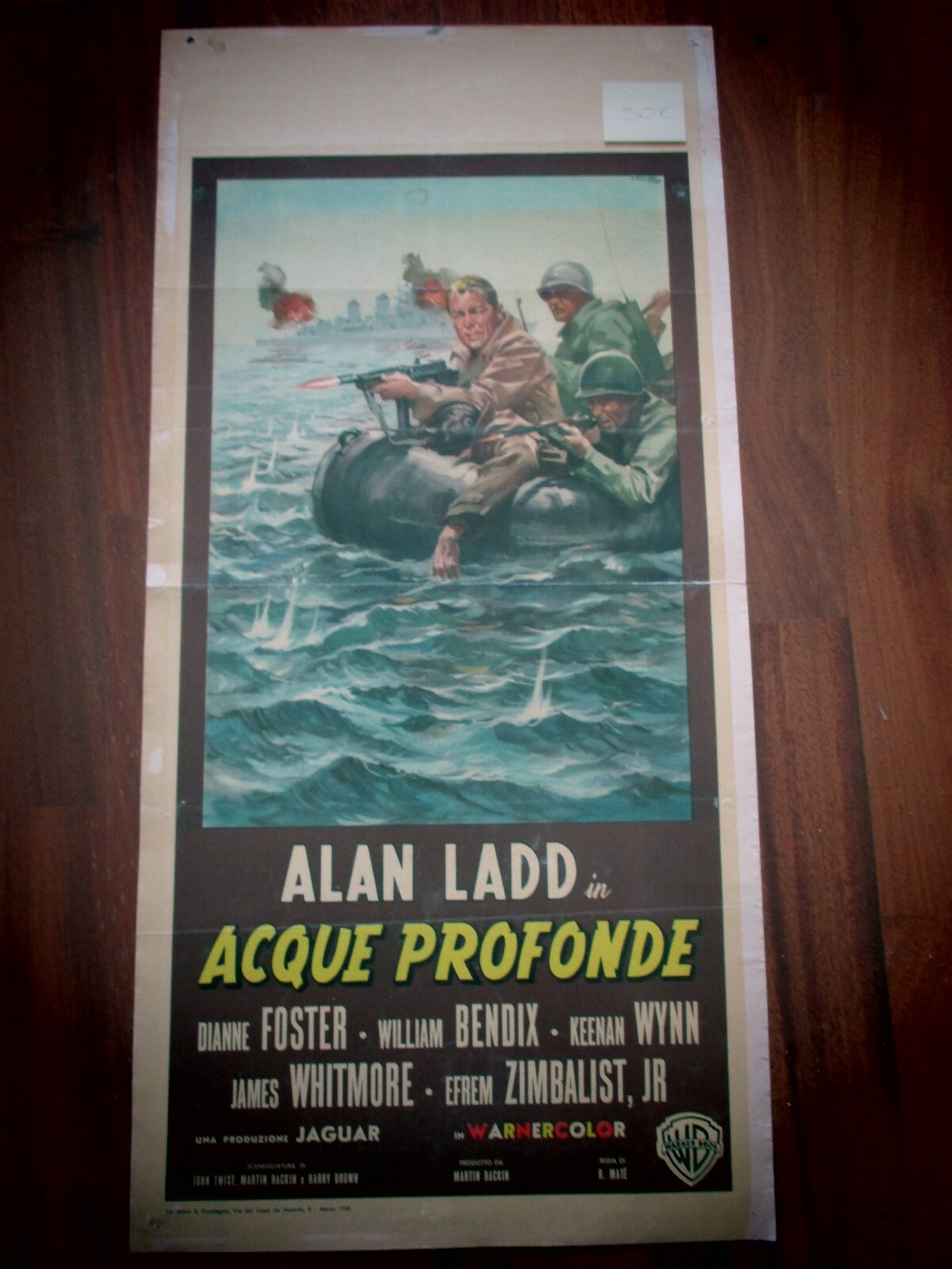 Locandina originale film Acque profonde (1981) - Regia di Michel Deville