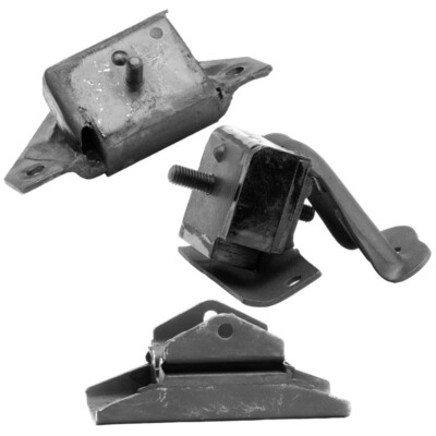 Front Engine Mounts & Rear Trans Mount 3PCS for Ford F-250, F-350 79-73 L6-4.9L