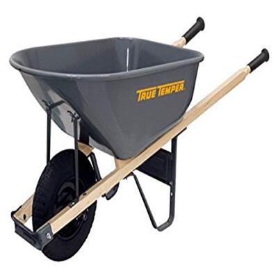 TRUE TEMPER 027-R6FF25 BARROW STEEL -SC- 6CU.FT. GRAY FF | eBay