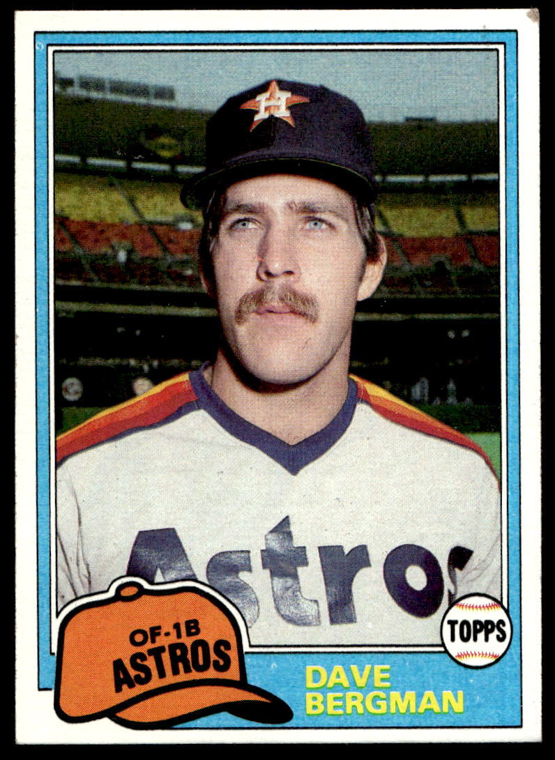 1981 Topps 253 Dave Bergman Houston Astros Baseball Card eBay