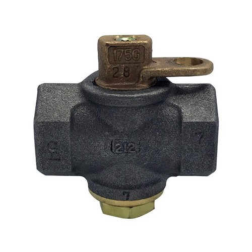 AY MCDONALD 11/2" Black Iron Body Gas Plug Valve with Lockwing eBay