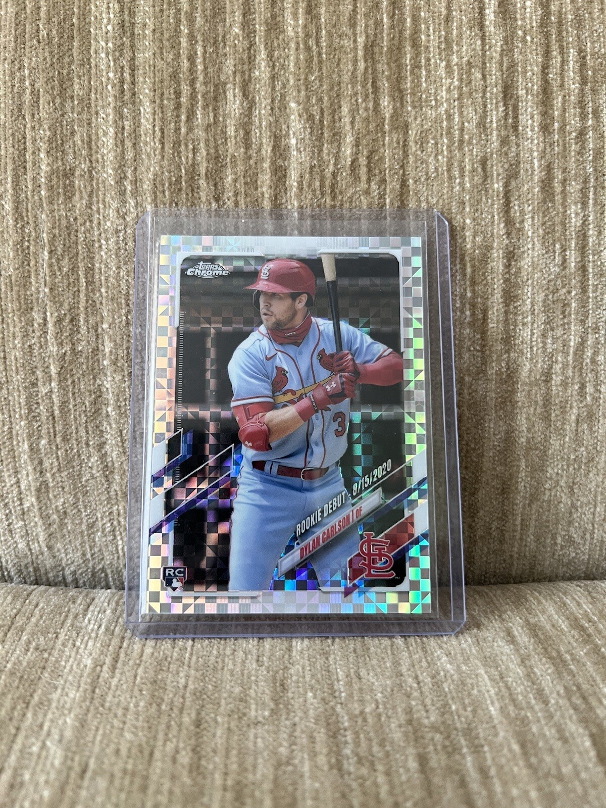 2021 Topps Chrome Update Xfractor #USC54 Dylan Carlson Cardinals 52/99