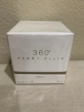 Vintage Perry Ellis 360 Pure Perfume  1/3 oz. Sealed box