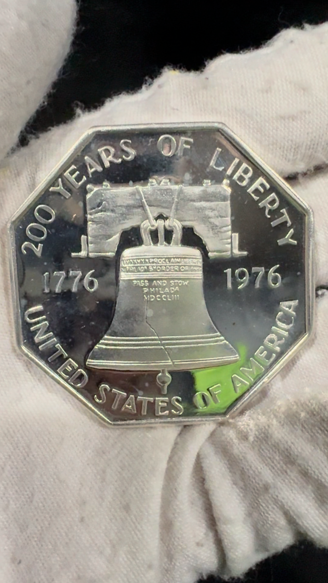 1976 Liberty Bell 1 oz .999 Silver Octagon | eBay